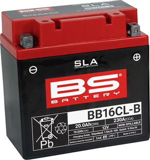 BS BATTERY - AKÜ BS BB16CL-B SLA KOD:21130613