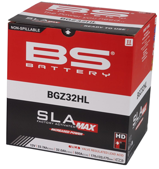 BS BATTERY - AKÜ BS BGZ32HL SLA-MAX KOD:21130933