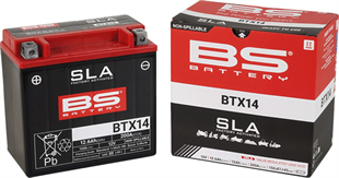 BS BATTERY - AKÜ BS BTX14 SLA KOD:21130633