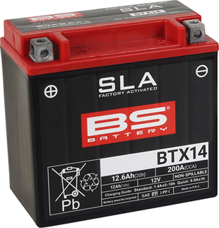 BS BATTERY - AKÜ BS BTX14 SLA KOD:21130633