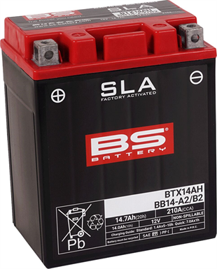 BS BATTERY - AKÜ BS BTX14AH/BB14-A2/B2  KOD:21130637