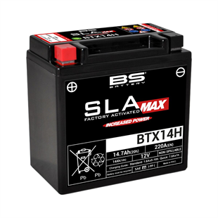 BS BATTERY - AKÜ BS BTX14H SLA-MAX KOD:21130635