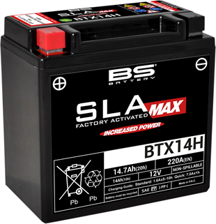 BS BATTERY - AKÜ BS BTX14H SLA-MAX KOD:21130635