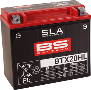 BS BATTERY - AKÜ BS BTX20HL SLA KOD:21130640