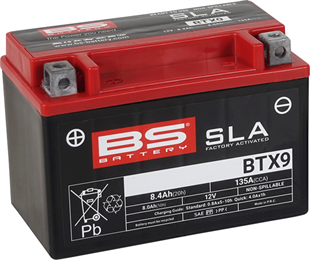 BS BATTERY - AKÜ BS BTX9 SLA KOD:21130630