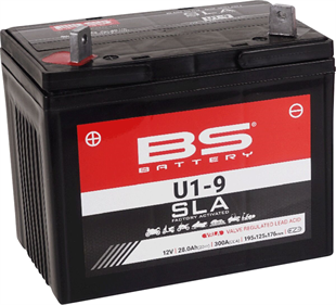BS BATTERY - AKÜ BS U1-9 SLA KOD:21130900