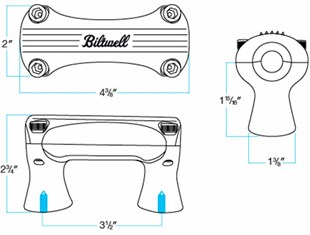 BILTWELL YÜKSELTİCİ THUNDER 2 POLISHED KOD: 6020569 