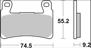 BREMBO BRAKE PAD FREN BALATASI SA SINT FR KOD:17213756