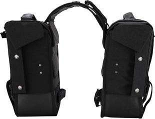 BURLY BRAND SADDLEBAG THROWOVER BLK KOD:B15-1002B