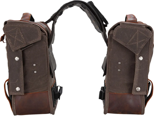 BURLY BRAND SADDLEBAG THROWOVER OAK KOD:3501-1420