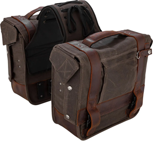BURLY BRAND SADDLEBAG THROWOVER OAK KOD:3501-1420
