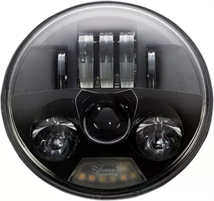 CUSTOM DYNAMICS 5.75 BLACK LED HEADLAMP ECE KOD:20011749
