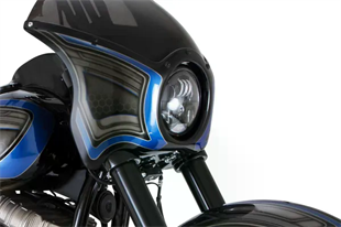 CUSTOM DYNAMICS 5.75 BLACK LED HEADLAMP ECE KOD:20011749