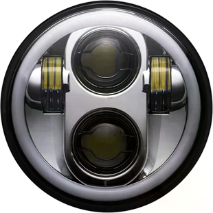CUSTOM DYNAMICS 5.75  LED HEADLAMP WITH HALO - KOD:20012484