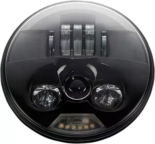 CUSTOM DYNAMICS 7 BLACK LED HEADLAMP ECE KOD:20011747