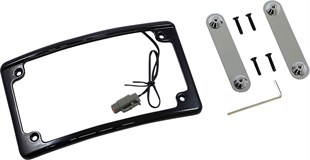 CUSTOM DYNAMICS FRAME LICENSE LED CVO BLK KOD:20301961