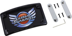 CUSTOM DYNAMICS FRAME LICENSE LED CVO BLK KOD:20301961