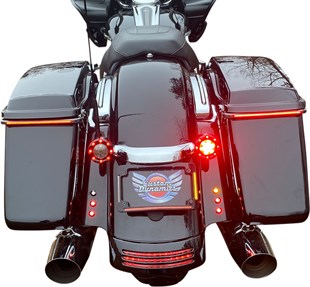 CUSTOM DYNAMICS FRAME LP FLH BLACK KOD:20301485