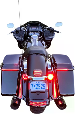 CUSTOM DYNAMICS GEN 4 RED RING TURN SIGNAL BUL KOD:20201909