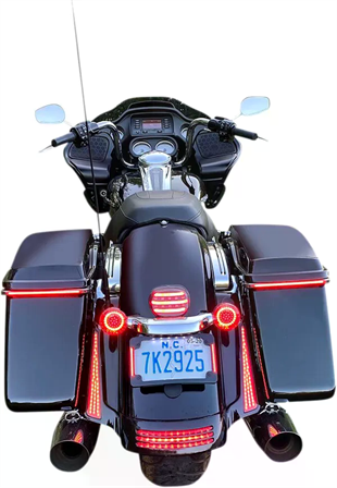 CUSTOM DYNAMICS GEN 4 RED RING TURN SIGNAL BUL KOD:20201909