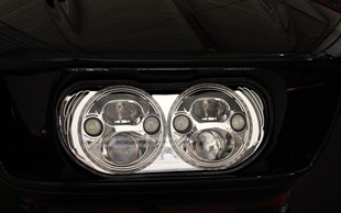 CUSTOM DYNAMICS HEADLIGHT FLTR CHROME KOD:20011545