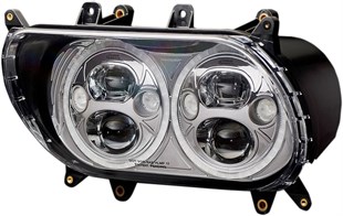 CUSTOM DYNAMICS HEADLIGHT FLTR CHROME KOD:20011545