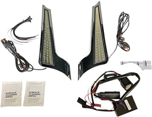 CUSTOM DYNAMICS LED PANELS CHR W/SMKLNS KOD:20402721