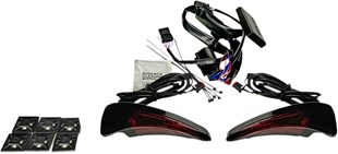 CUSTOM DYNAMICS LIGHT B-REST FLH BLK/RED KOD:20402540