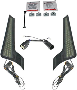 CUSTOM DYNAMICS LIGHT FASCIA 10-13BLK/SMK KOD:20402515