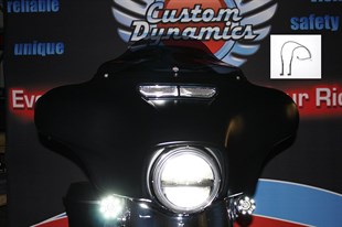 CUSTOM DYNAMICS LIGHT VENT FAIRING WHT KOD:20401852