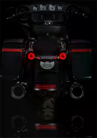 CUSTOM DYNAMICS RED/RED RING WITH RED LENSES - KOD:20201573