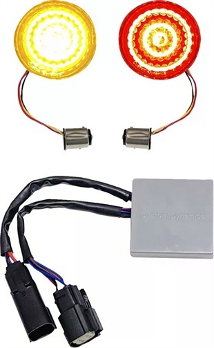 CUSTOM DYNAMICS SMART AMBER/RED 1157 TURN SIGN KOD:20201995