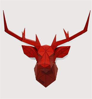Deer Head Kırmızı