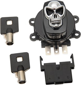 DRAG SPECIALTIES ANAHTARI IGN BLK SKL 93-13 KOD: 21060423