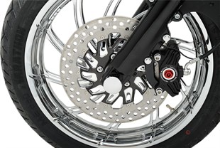 DRAG SPECIALTIES AXLE  - AKS CAP ÖN CHROME KOD: 02140374