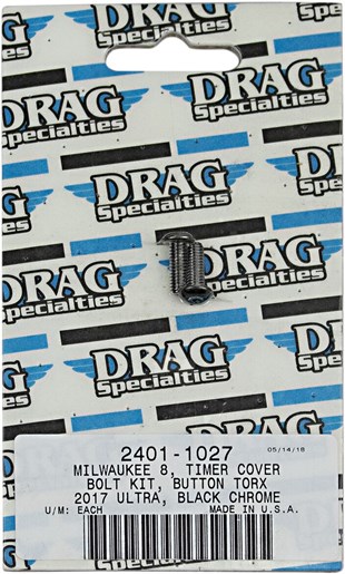 DRAG SPECIALTIES BOLT SETİ M8 TIMING B/C K KOD: 24011027