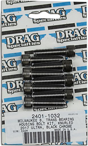 DRAG SPECIALTIES BOLT SETİ M8 TRAN BR SPT KOD: 24011032