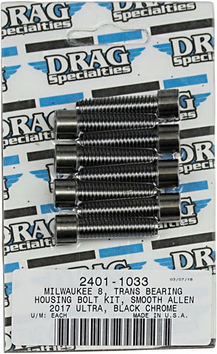 DRAG SPECIALTIES BOLT SETİ M8 TRAN BR SPT KOD: 24011033