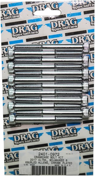DRAG SPECIALTIES BOLT SETİ M8CRKCAS K AL CH KOD: 24010972