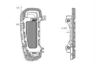 DRAG SPECIALTIES FLOORBOARD ADJUSTABLE WIDTH BL KOD: 16211241
