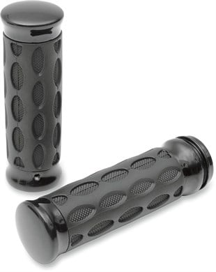 DRAG SPECIALTIES GRIPS HOTOP BLK/RUB KOD: 06300774