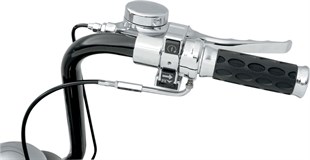 DRAG SPECIALTIES GRIPS HOTOP CHR/RUB KOD: 06300372