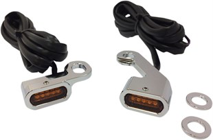 DRAG SPECIALTIES LIGHTS MRKR CHR AMBR FLT KOD: 20402140