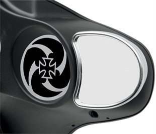 DRAG SPECIALTIES MIRROR CHR FRG MNT FLHT KOD: 06400651