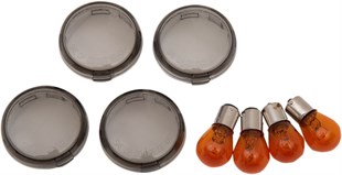 DRAG SPECIALTIES SMOKED BULLET LENS 00-22 KOD: 09066316
