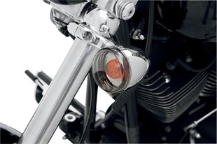 DRAG SPECIALTIES SMOKED BULLET LENS 00-22 KOD: 09066316