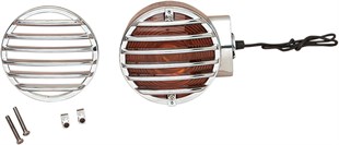 DRAG SPECIALTIES TURN SIGNAL LENS GRILLES FLT KOD: DS719947