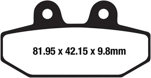 EBC BRAKE PAD FREN BALATASI SINTERED HH KOD:17212768