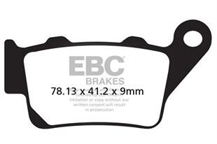 EBC BRAKE PAD FREN BALATASI VEE SEMISNTRD  KOD:17211970