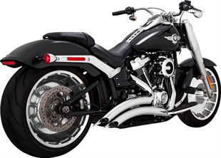 VANCE & HINES EXHAUST BIG RADIUS 2-2 - SFTL WIDE TIRE 18-23 - CHROME 18002565 / 26375 KOD: 1800-2565